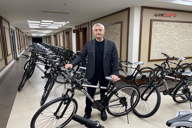 Şahinbey'den 4 Takdir getirene bisiklet